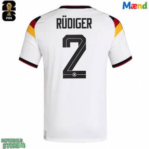 Tyskland Antonio Rudiger #2 Replika Hjemmebanetrøje VM 2026 Kortærmet